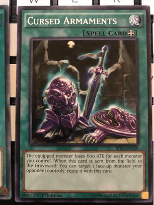 Cursed Armaments - bp03-en169 - Common 1st Edition