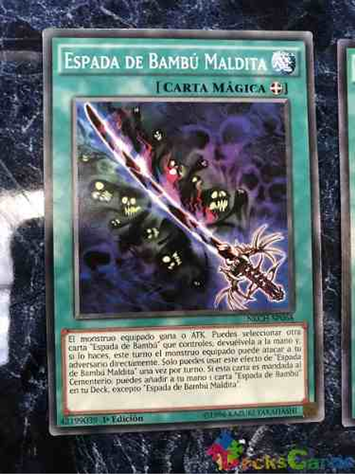 Cursed Bamboo Sword - nech-en068 - Common 1st Edition 1