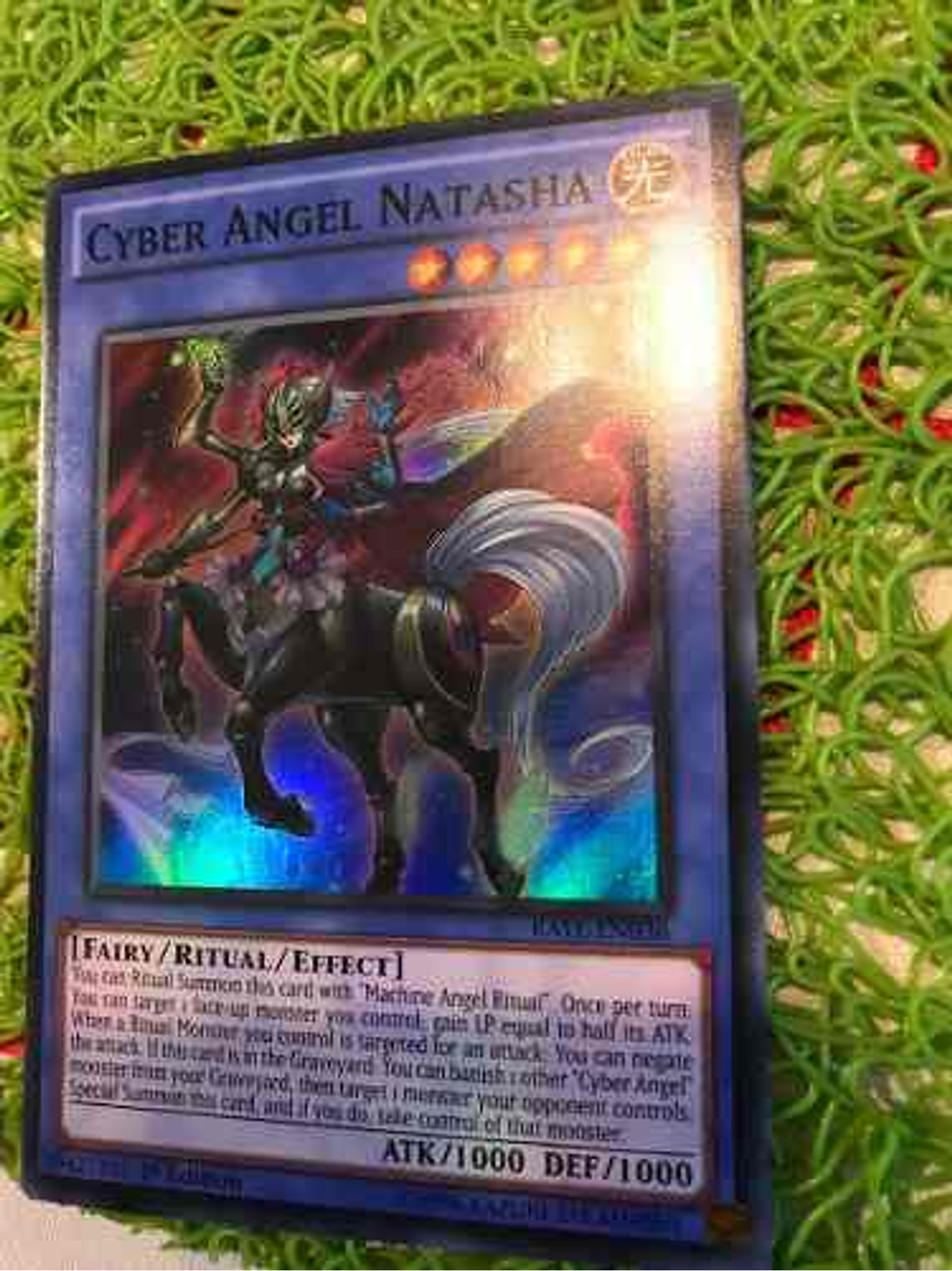 Cyber Angel Natasha - rate-en036 - Super Rare 1st Edition 1
