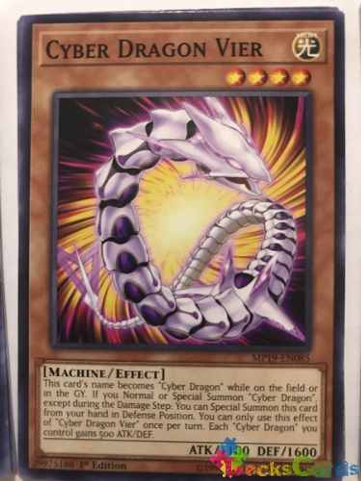Cyber Dragon Vier - mp19-en085 - Common 1st Edition 1