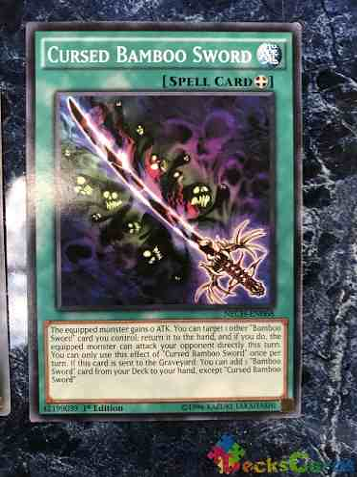 Cursed Bamboo Sword - nech-en068 - Common 1st Edition 2