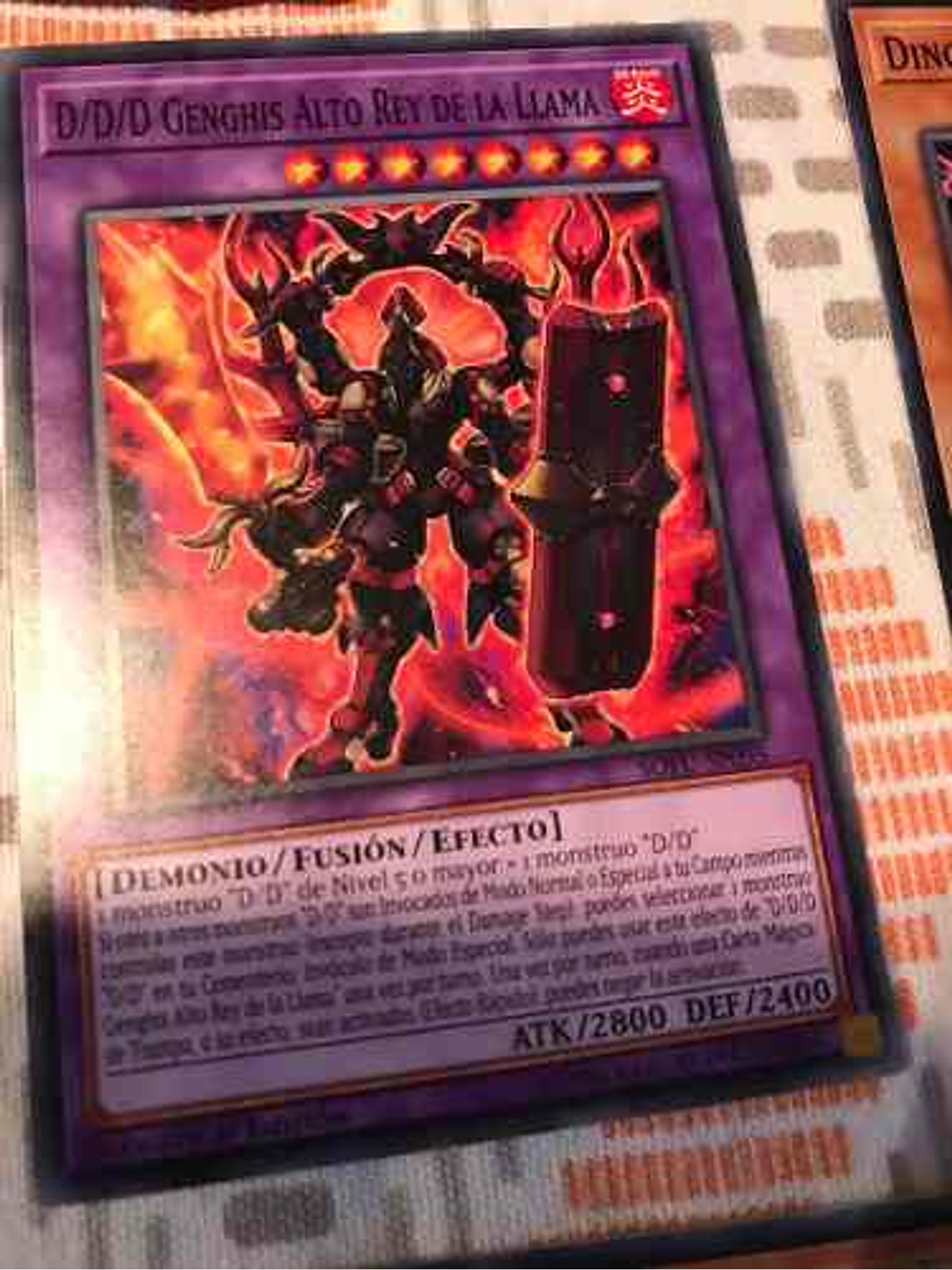 D/d/d Flame High King Genghis - sofu-en095 - Common 1st Edition 1