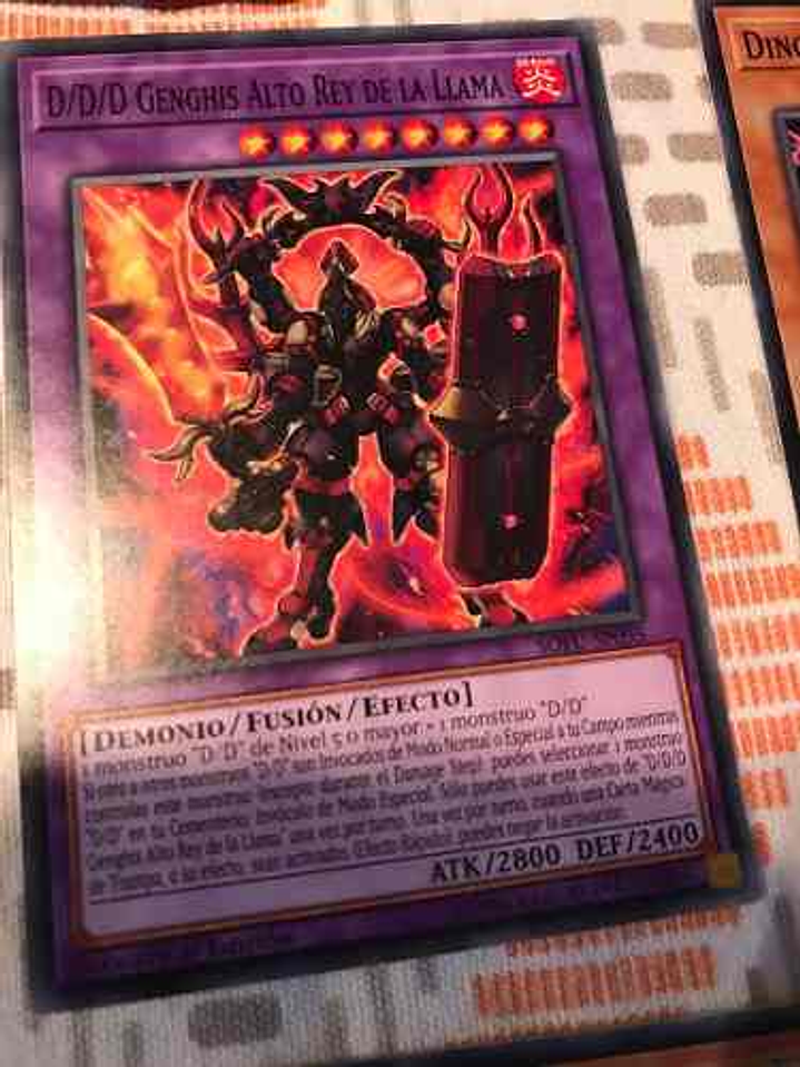 D/d/d Flame High King Genghis - sofu-en095 - Common 1st Edition 1