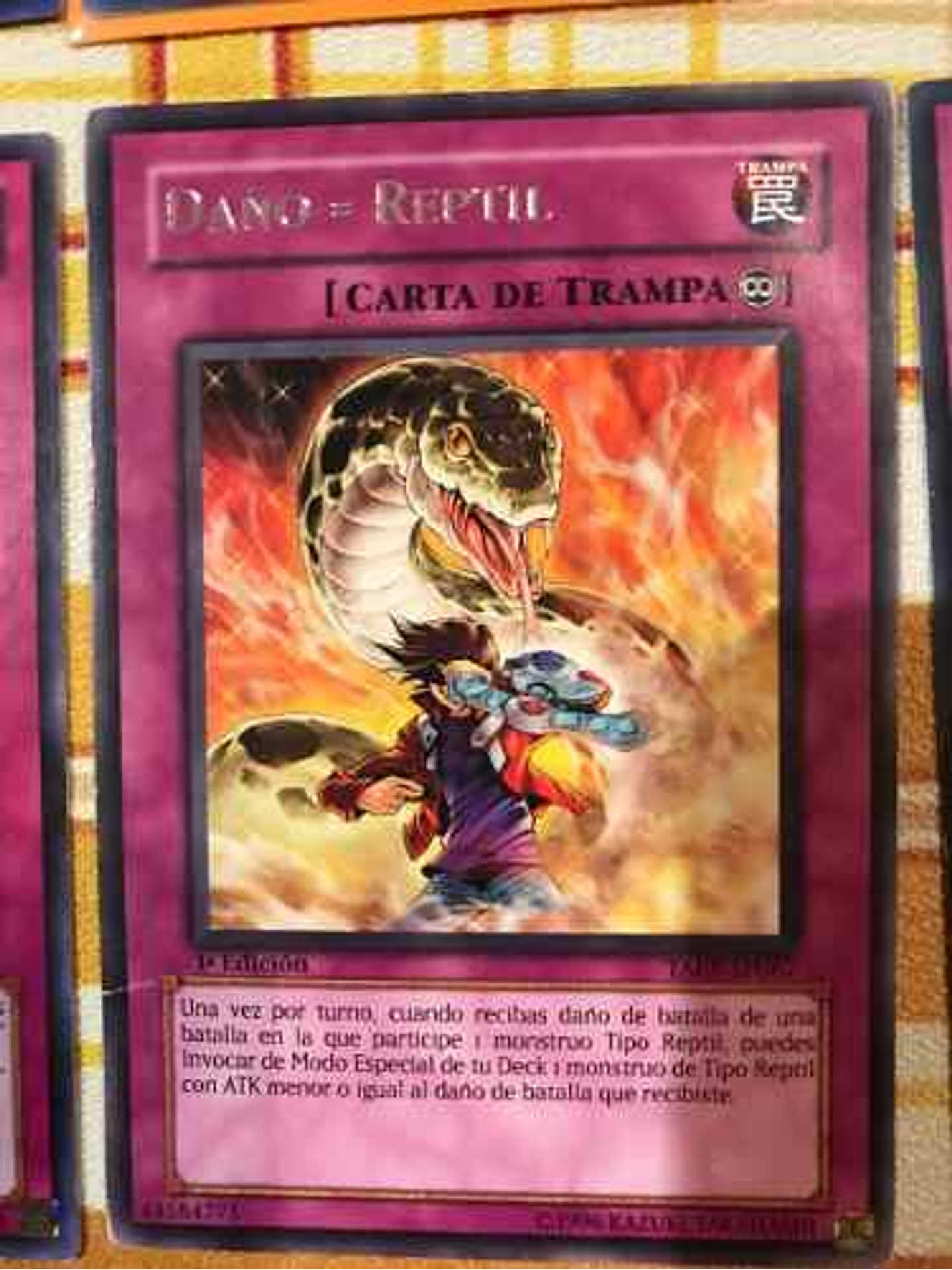 Damage = Reptile - taev-en067 - Rare 1st Edition 1
