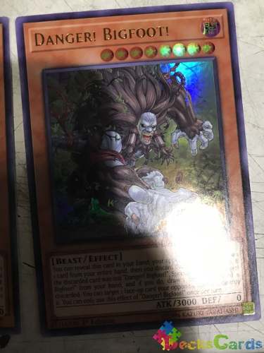 Danger! Bigfoot! - mp19-en136 - Ultra Rare 1st Edition