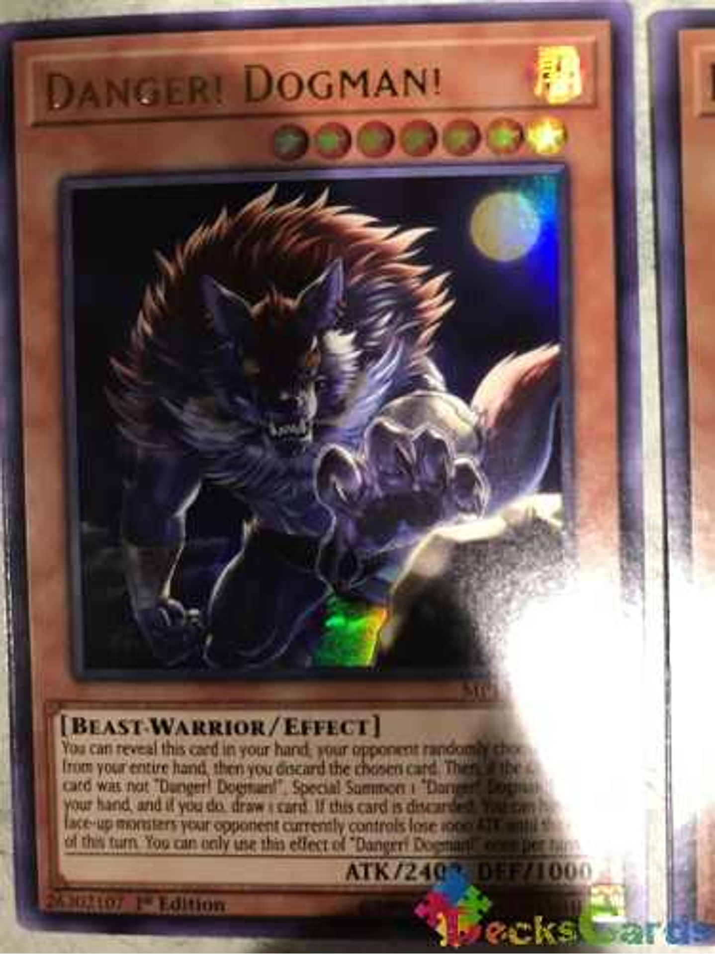 Danger! Dogman! - mp19-en218 - Ultra Rare 1st Edition 1