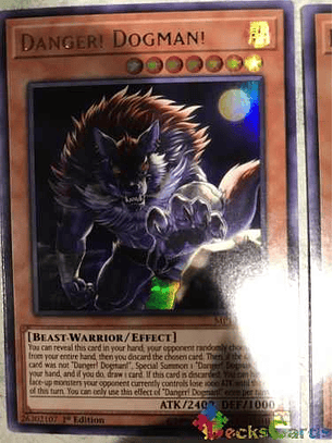 Danger! Dogman! - mp19-en218 - Ultra Rare 1st Edition