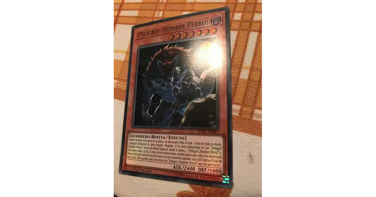 Yu-Gi-Oh! – Danger! Dogman! SOFU-EN083 Super Rare | Unlimited Edition, Neuwertig (NM/M) Aus Packungen