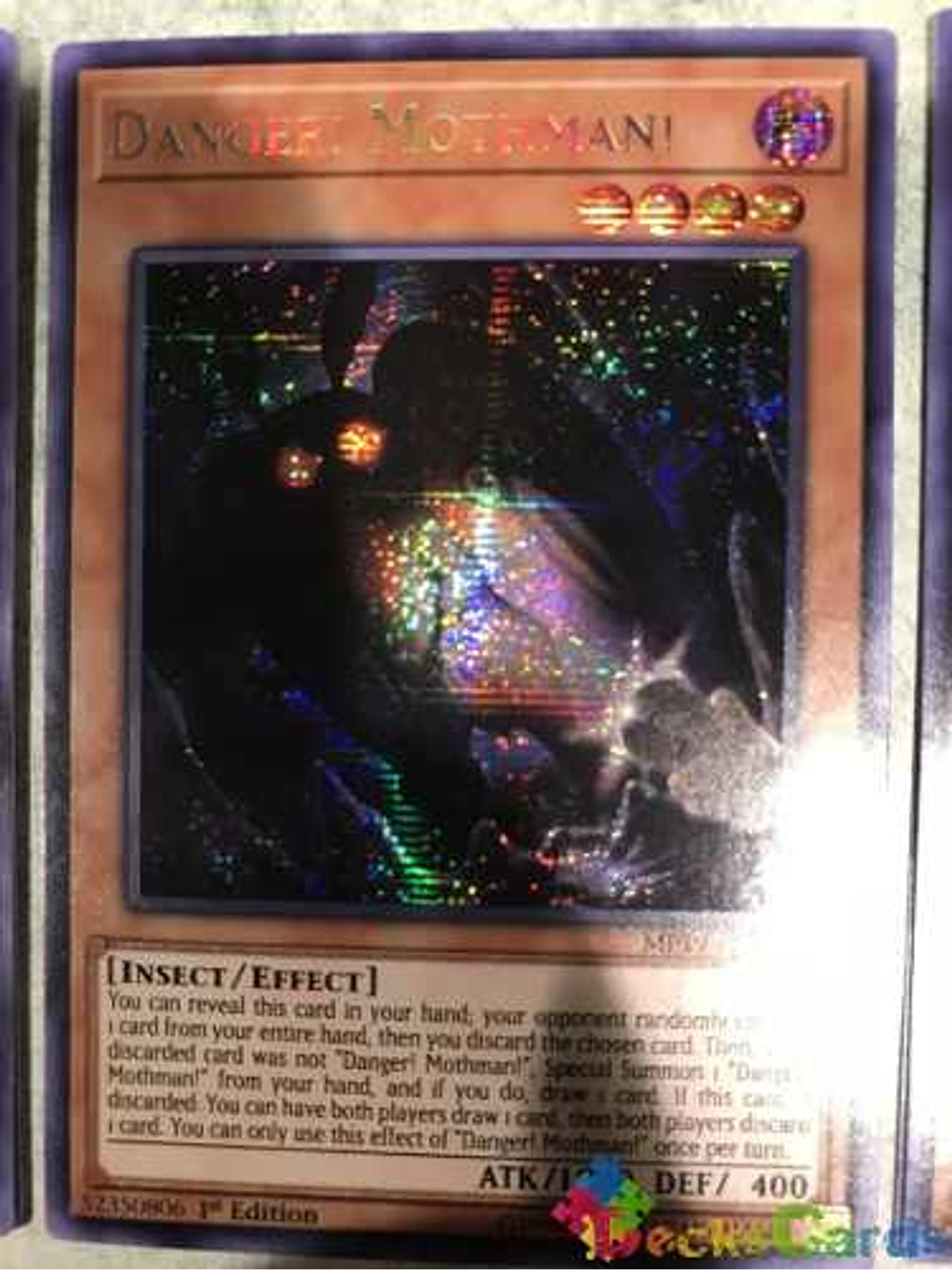 Danger! Mothman! - mp19-en219 - Prismatic Secret Rare 1st Ed 1