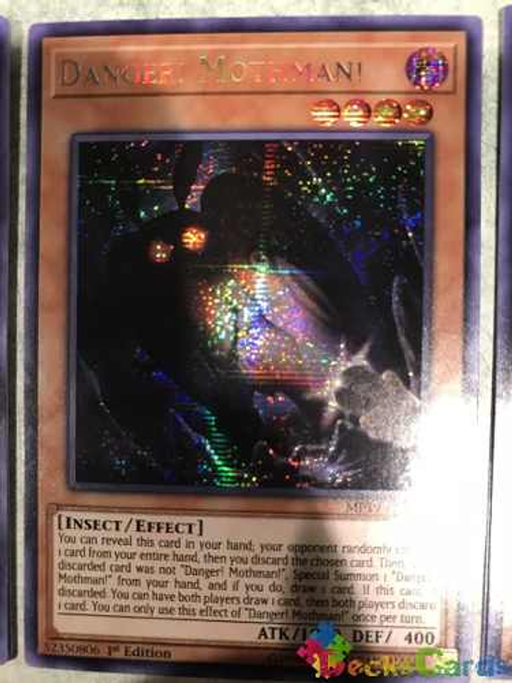 Danger! Mothman! - mp19-en219 - Prismatic Secret Rare 1st Ed 1
