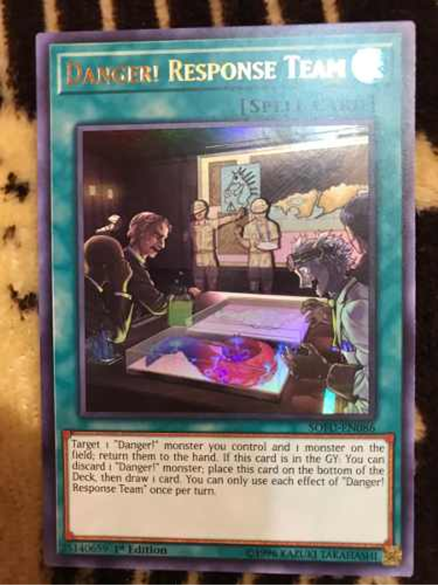 Danger! Response Team - sofu-en086 - Ultra Rare 1st Edition 1