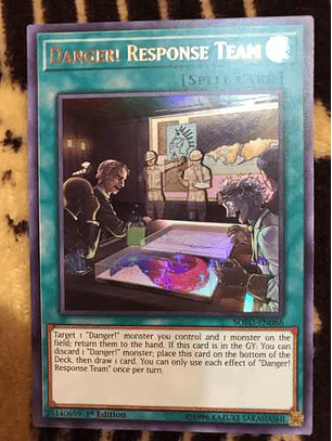 Danger! Response Team - sofu-en086 - Ultra Rare 1st Edition