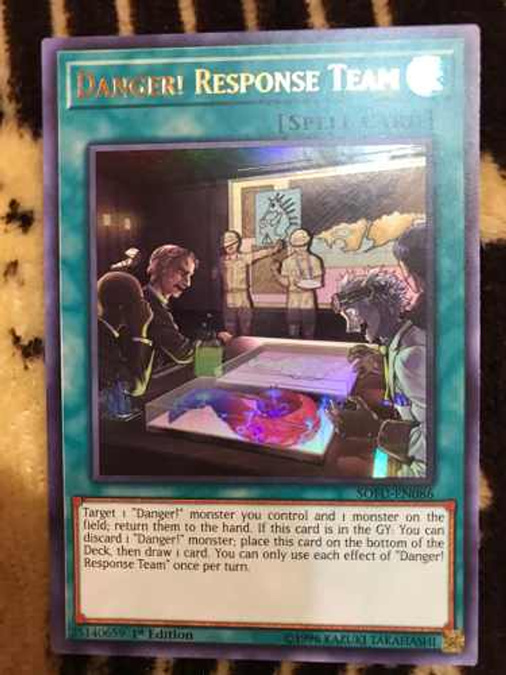 Danger! Response Team - sofu-en086 - Ultra Rare 1st Edition 1