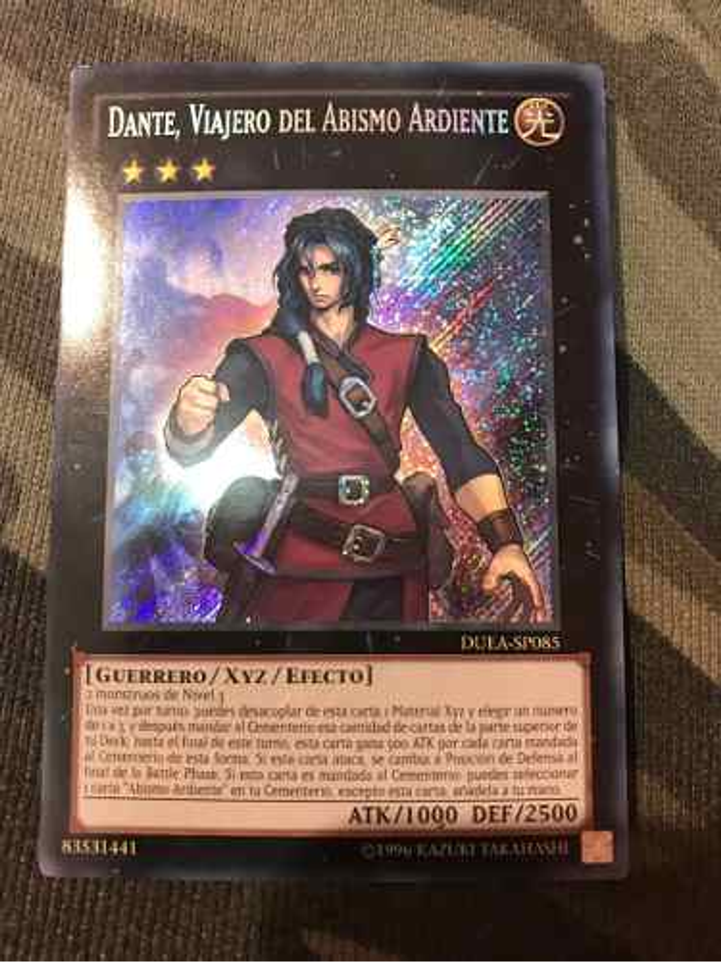 Dante, Traveler of the Burning Abyss - DUEA-EN085 - Secret Rare Unlimited 1