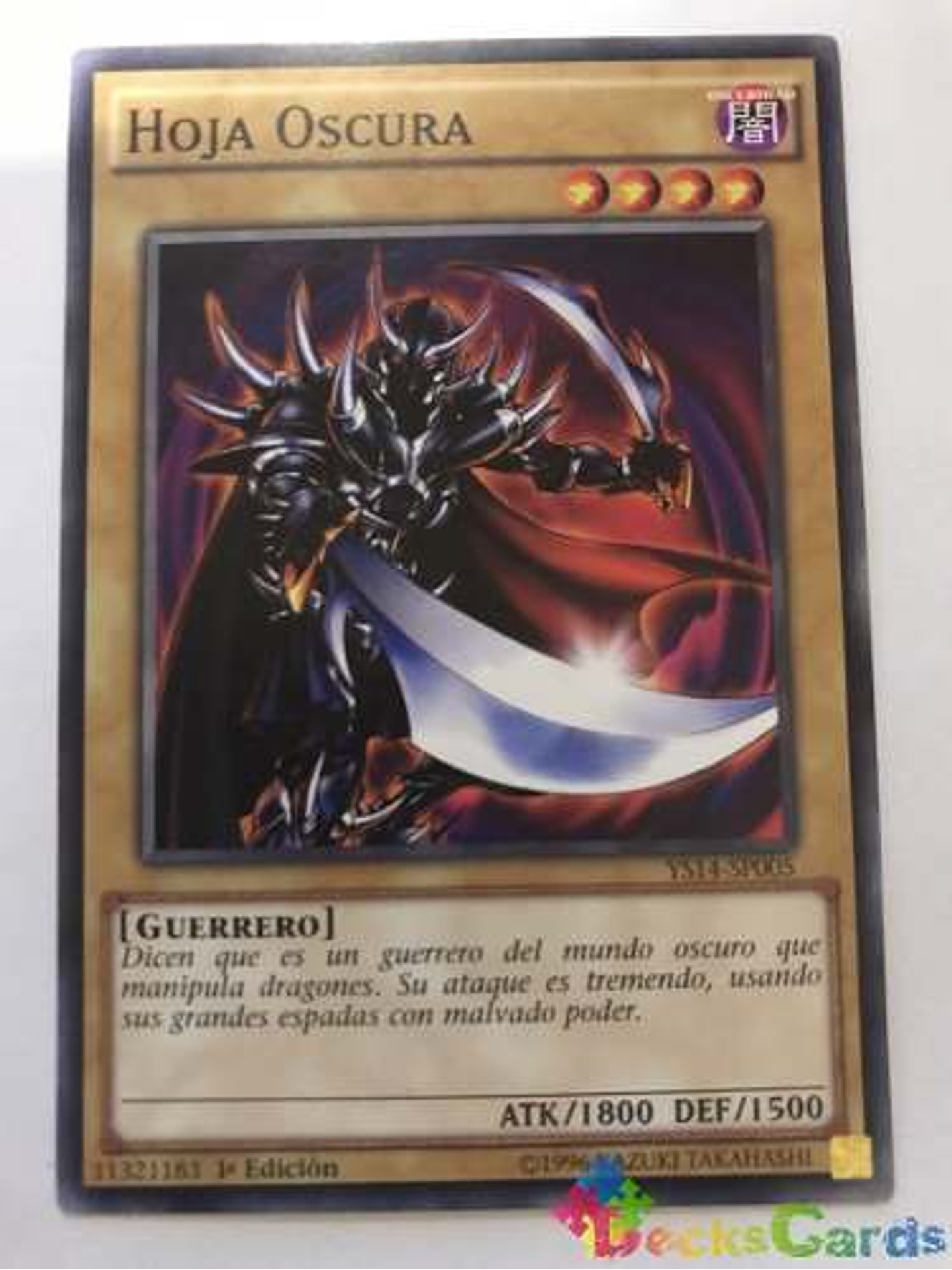 Dark Blade - ys14-en005 - Common 1st Edition 1