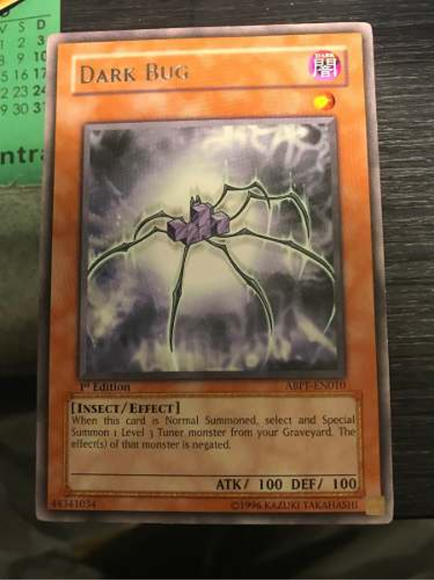 Dark Bug - abpf-en010 - Rare 1st Edition 1