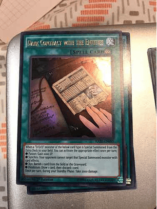 Dark Contract With The Entities - rate-en099 - Ultra Rare 1st Edition