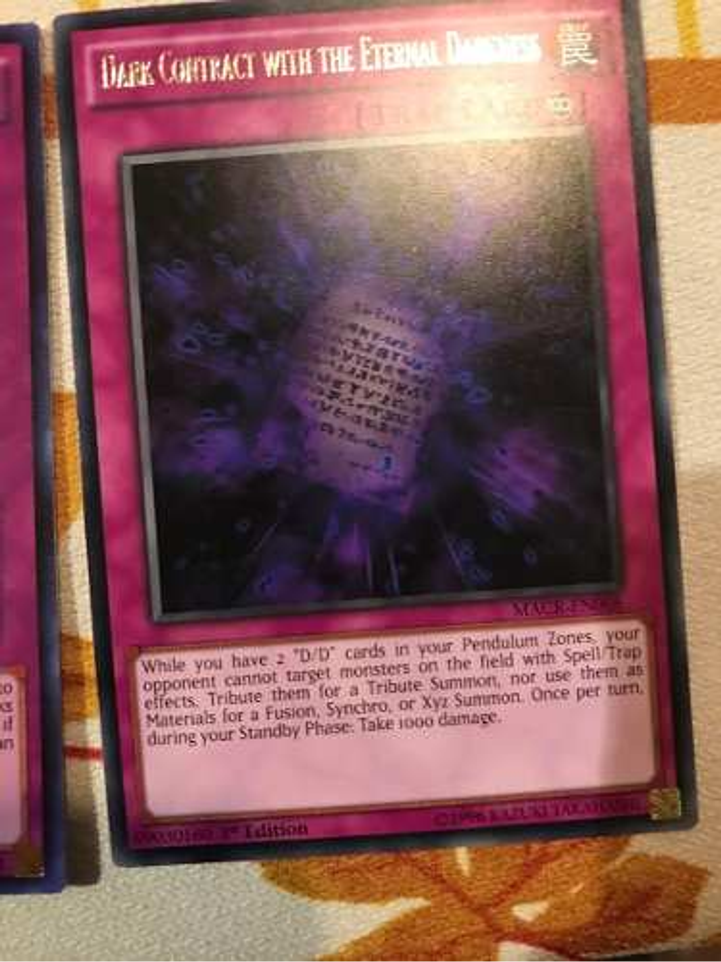 Dark Contract With The Eternal Darkness - macr-en068 - Rare 1st Edition 1