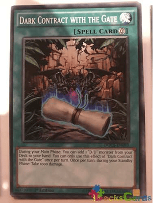 Dark Contract With The Gate - docs-en093 - Common 1st Editio