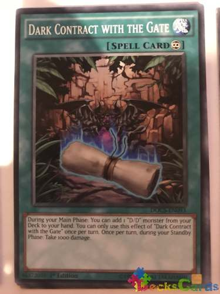 Dark Contract With The Gate - docs-en093 - Common 1st Editio 1