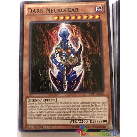 Dark Necrofear - dprp-en040 - Common 1st Edition