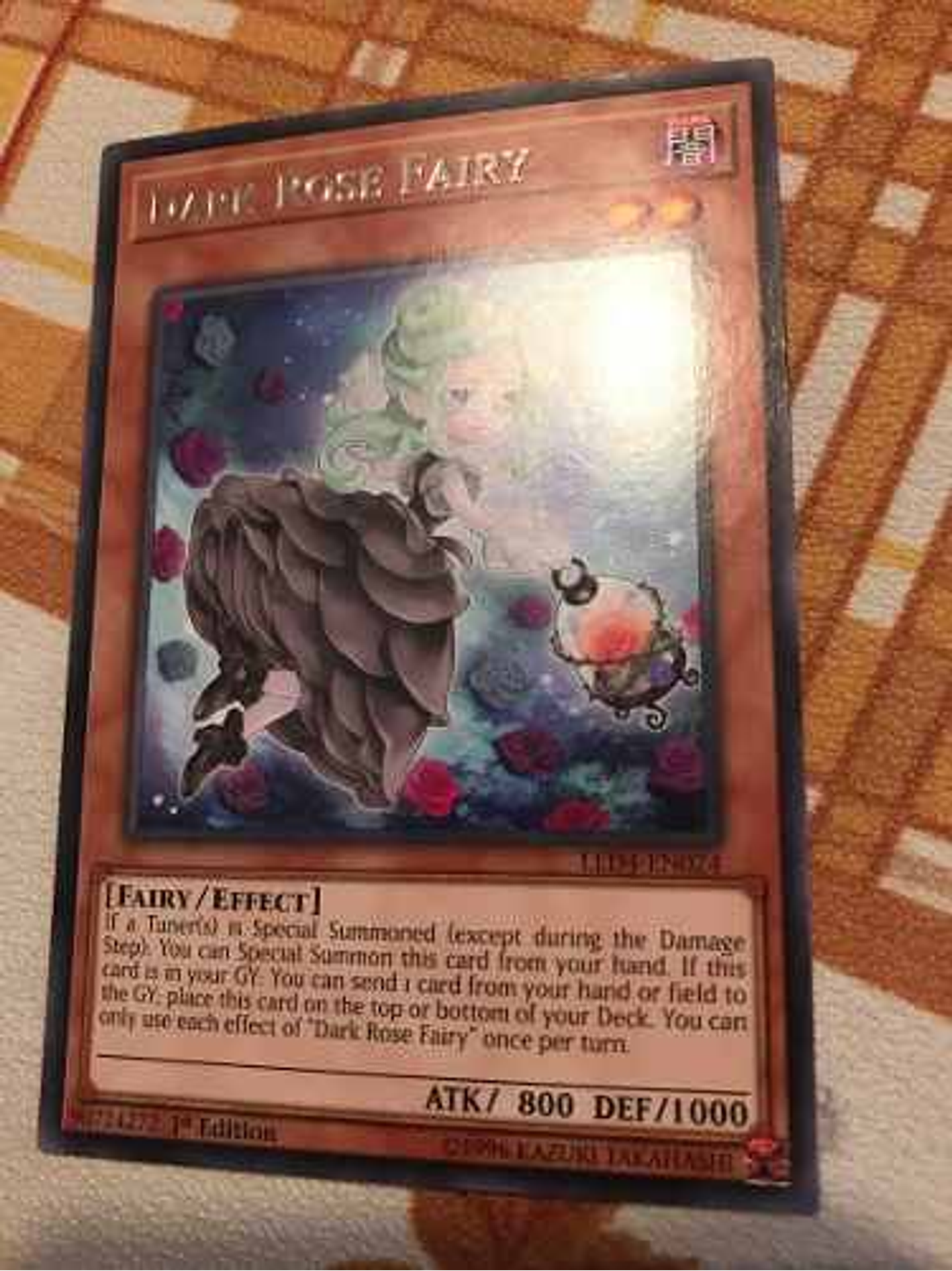 Dark Rose Fairy - led4-en024 - Rare 1st Edition 1