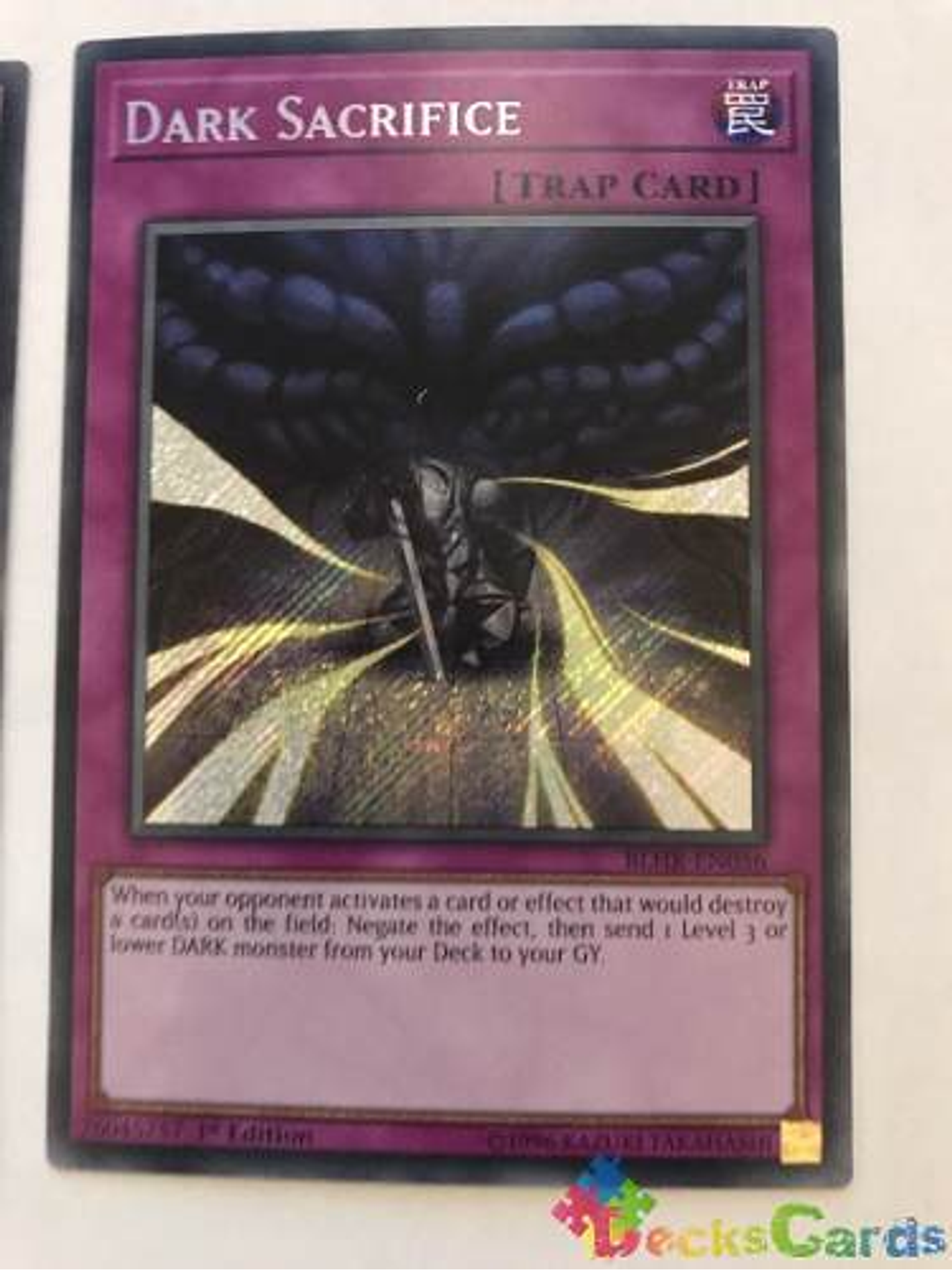 Dark Sacrifice - blhr-en056 - Secret Rare 1st Edition 1