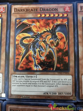 Darkblaze Dragon - sr02-en006 - Common 1st Edition