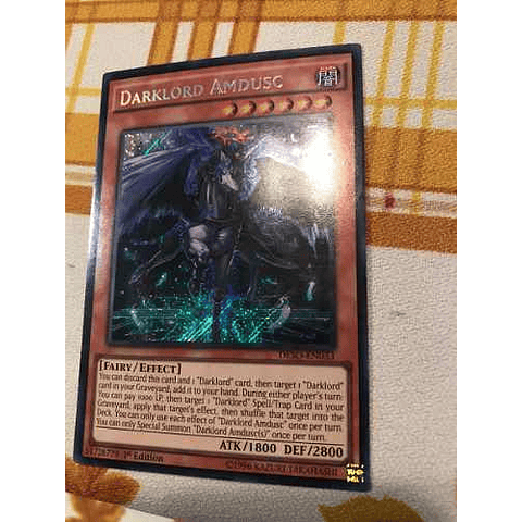 Darklord Amdusc - deso-en033 - Secret Rare 1st Edition