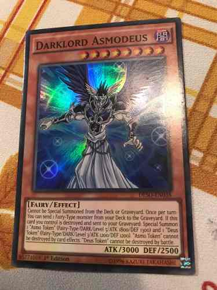 Darklord Asmodeus - deso-en038 - Super Rare 1st Edition 1