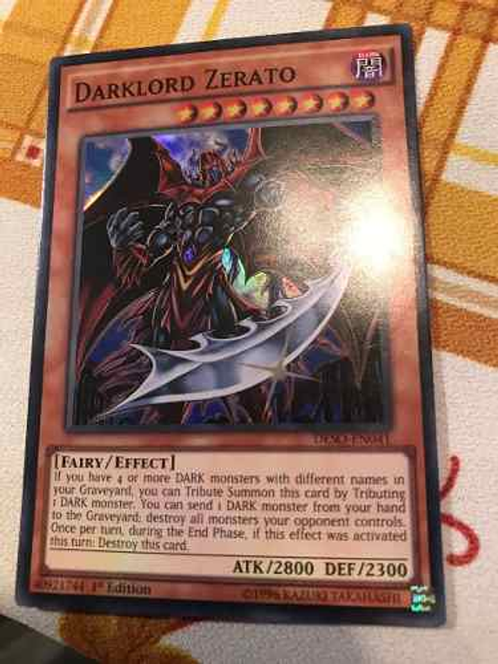Darklord Zerato - deso-en041 - Super Rare 1st Edition 1