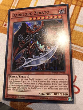 Darklord Zerato - deso-en041 - Super Rare 1st Edition
