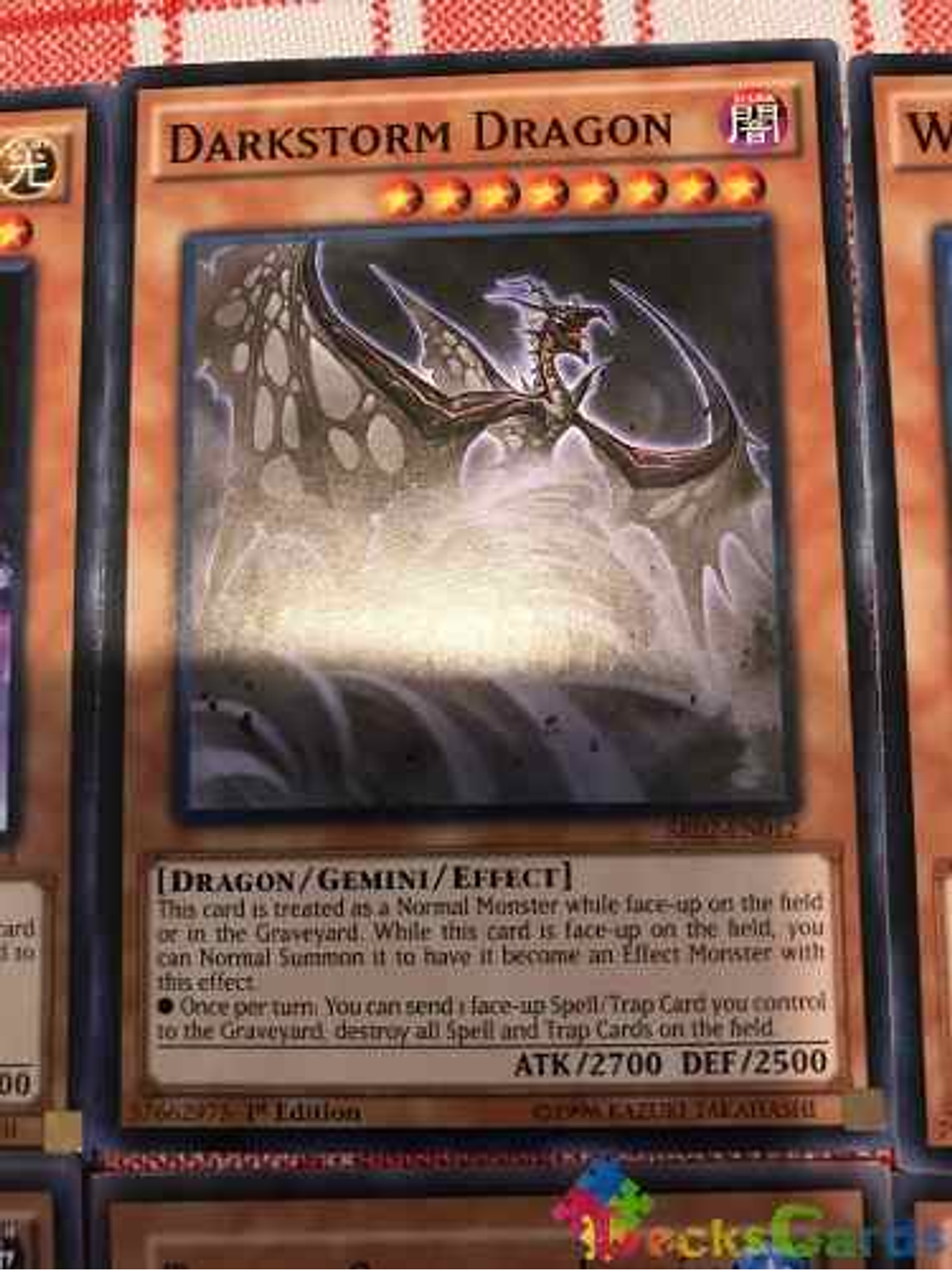 Darkstorm Dragon - sr02-en012 - Common 1st Edition 1