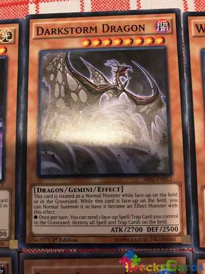 Darkstorm Dragon - sr02-en012 - Common 1st Edition 1