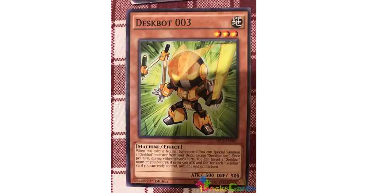 Yugioh Deskbot 003 Sece-en041 Inglés | Meses Sin Interés