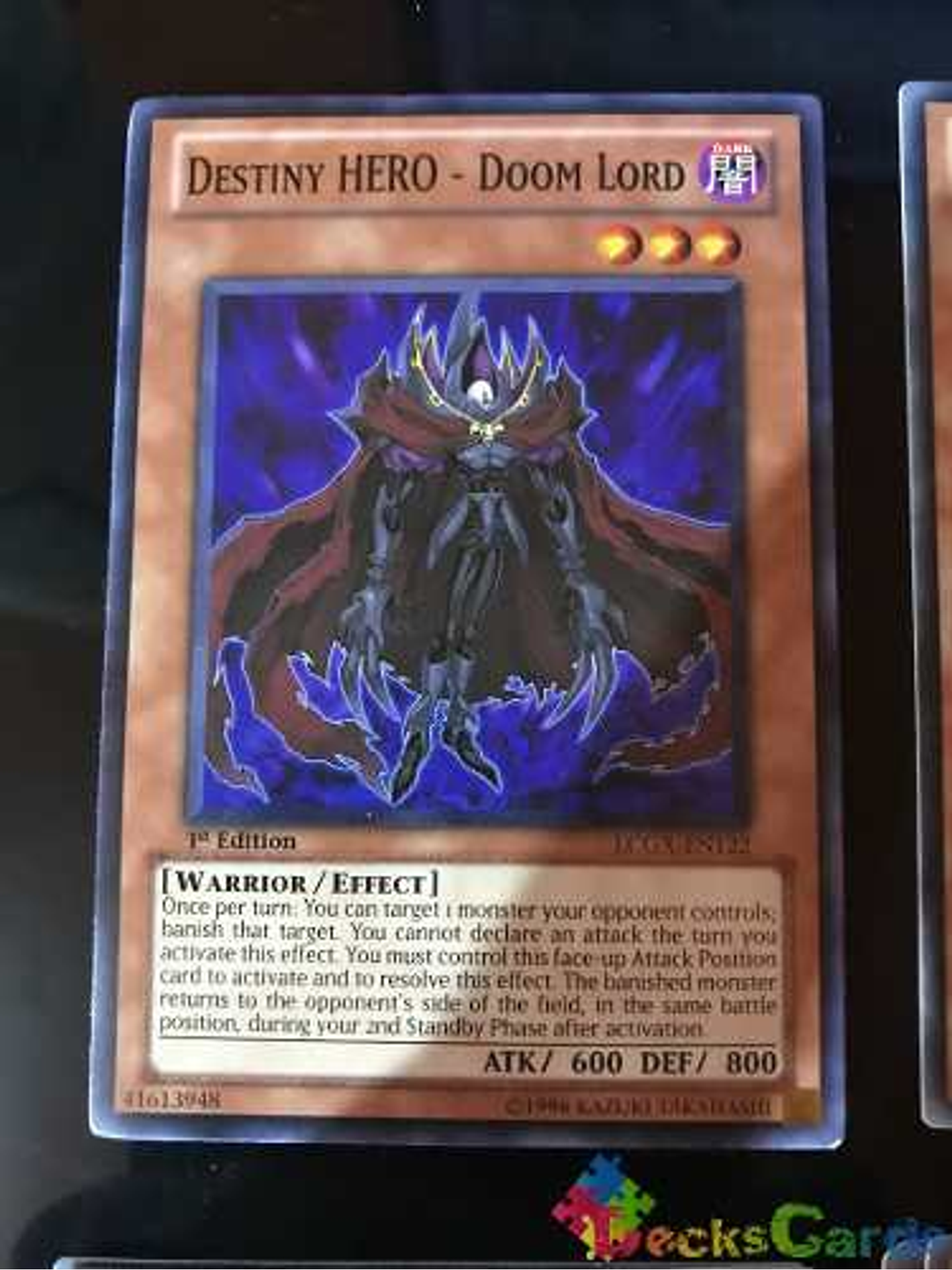Destiny Hero - Doom Lord - lcgx-en122 - Common 1st Edition 1