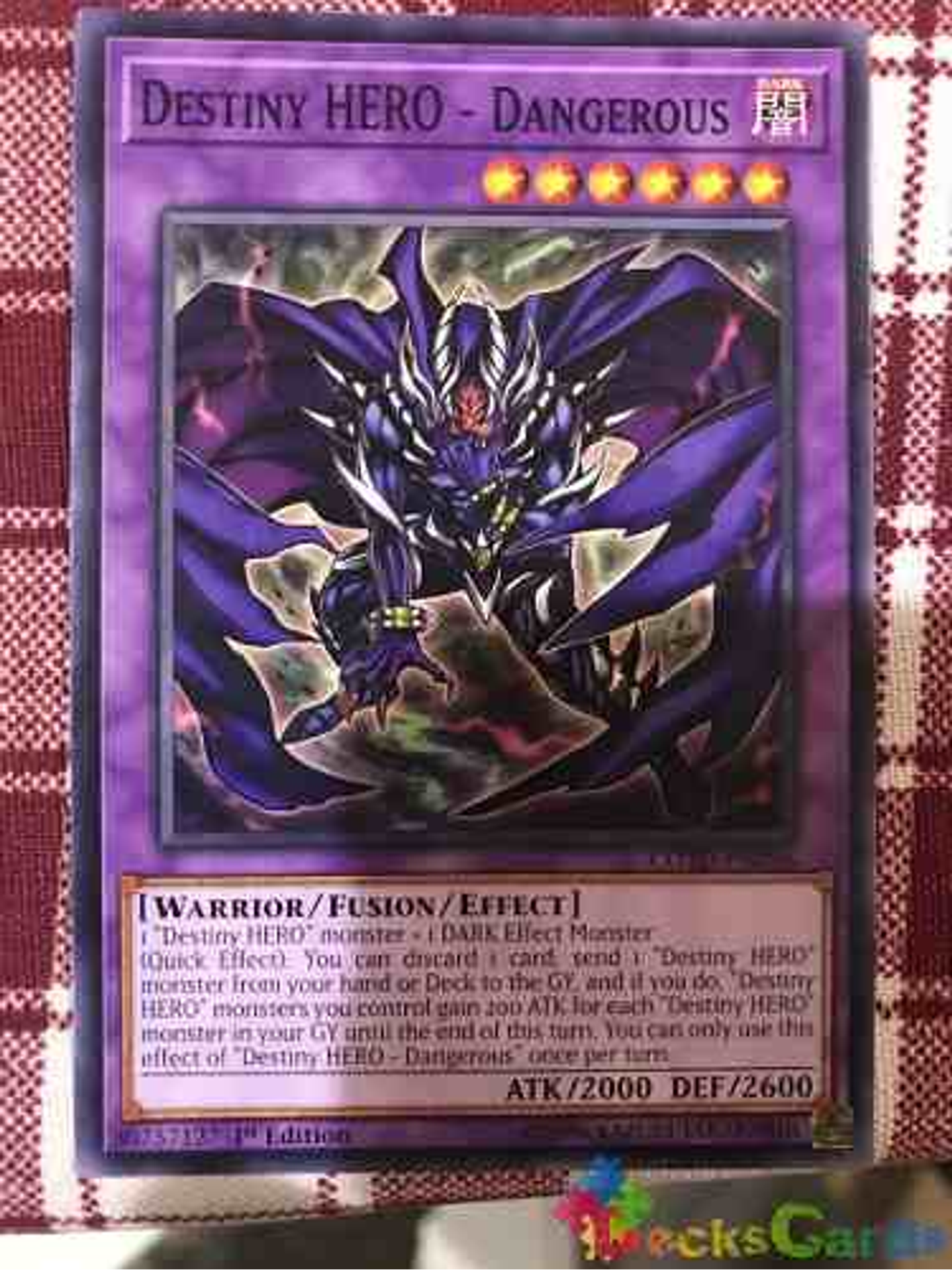 Destiny Hero - Dangerous - cotd-en096 - Common 1st Edition 1