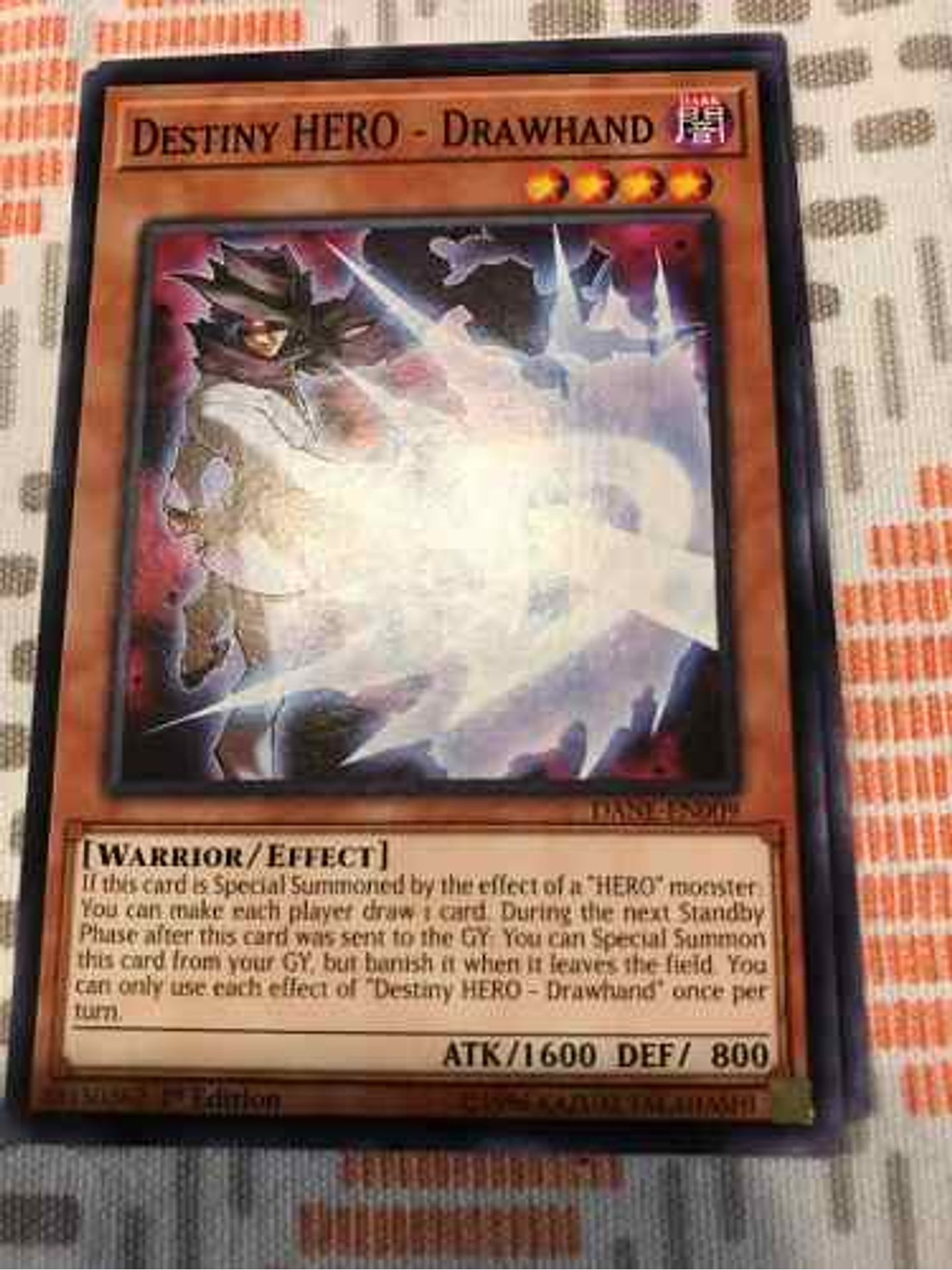 Destiny Hero - Drawhand - dane-en009 - Common 1st Edition 1