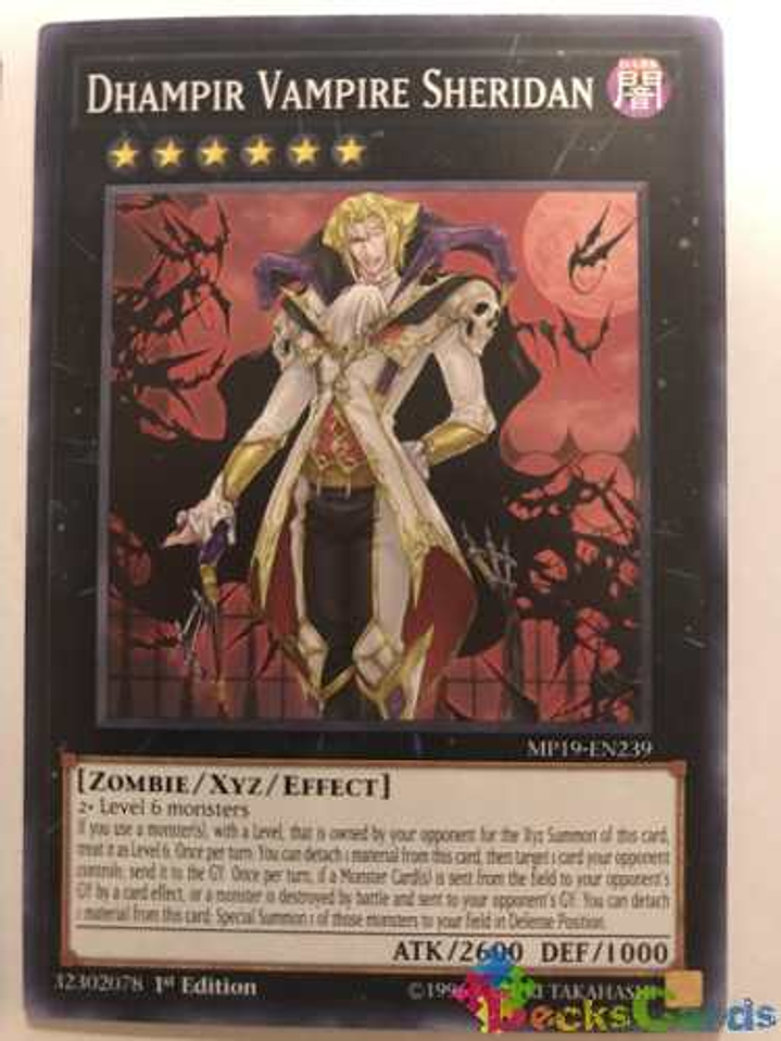 Dhampir Vampire Sheridan - mp19-en239 - Common 1st Edition 1