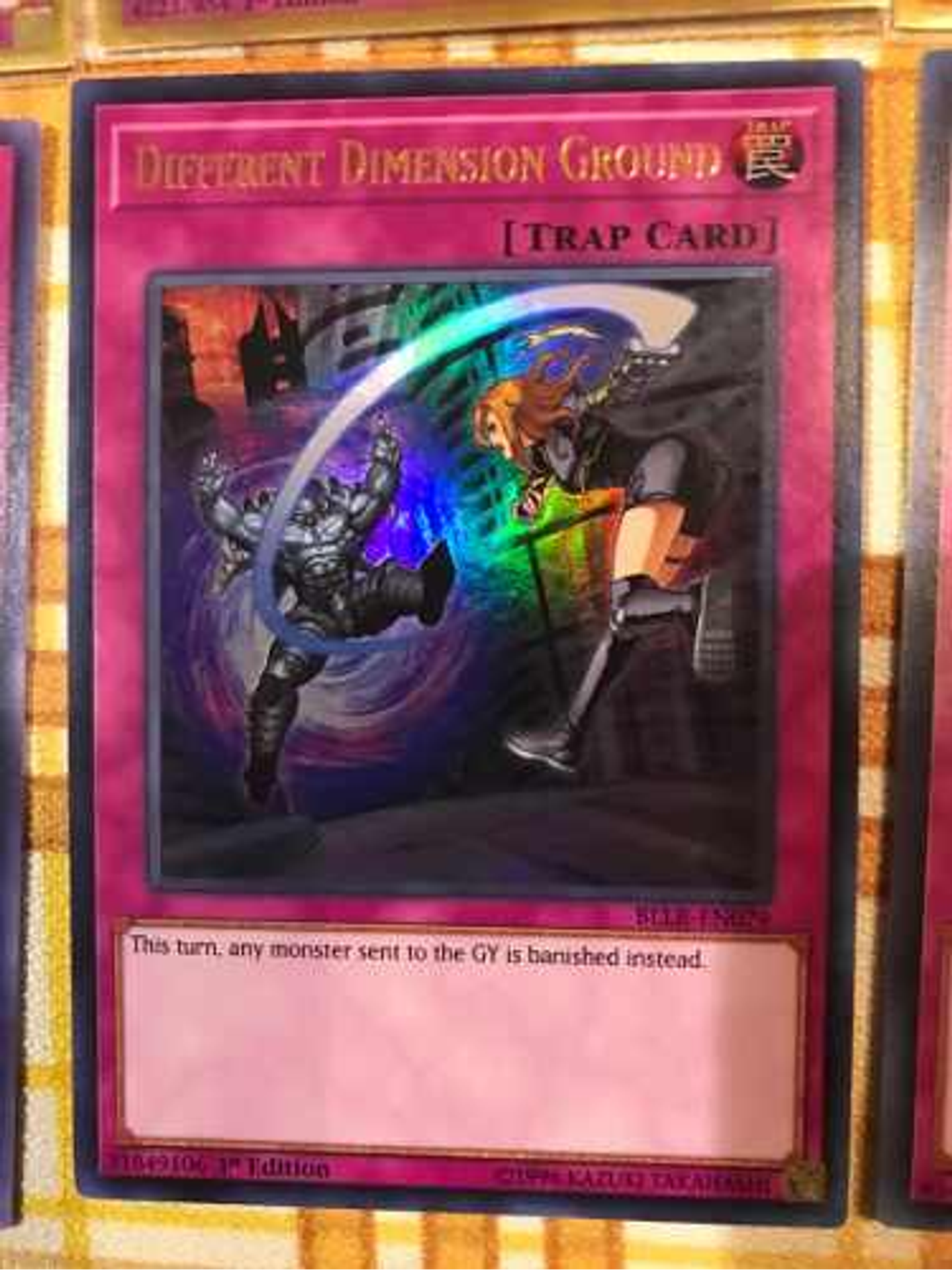 Different Dimension Ground - bllr-en079 - Ultra Rare 1st Edition 1