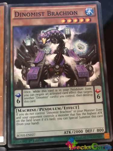 Dinomist Brachion - bosh-en027 - Common 1st Edition