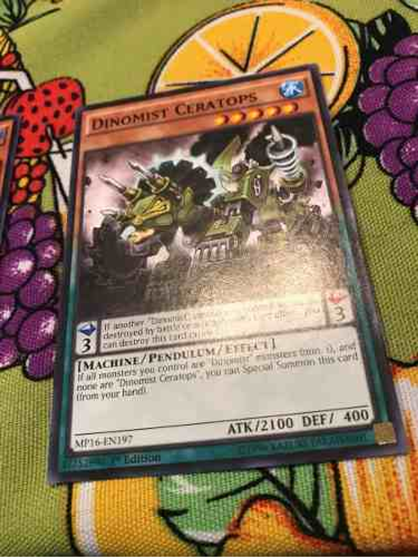 Dinomist Ceratops - mp16-en197 - Common 1st Edition 1