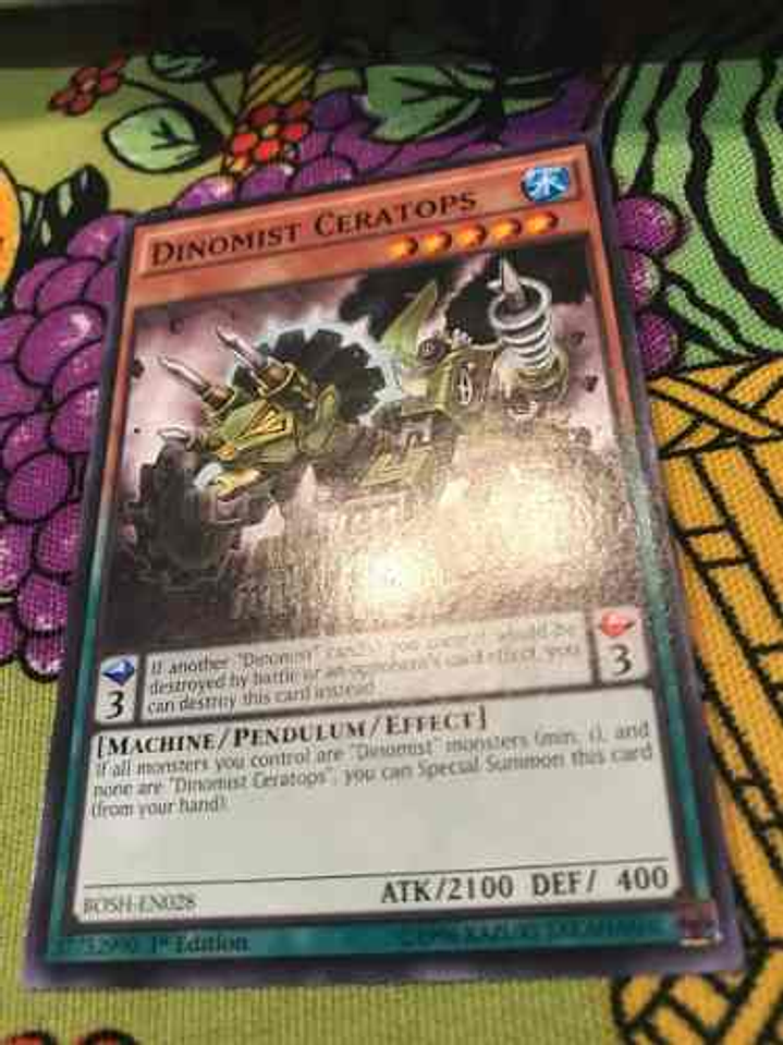 Dinomist Ceratops - bosh-en028 - Common 1st Edition 1