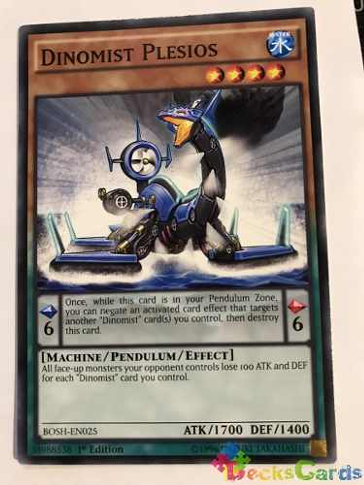 Dinomist Plesios - bosh-en025 - Common 1st Edition 1