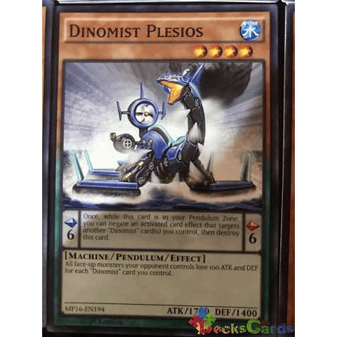 Dinomist Plesios - mp16-en194 - Common 1st Edition