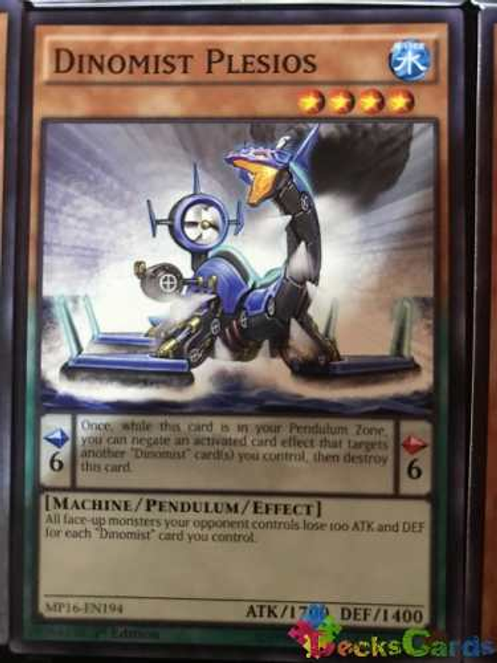 Dinomist Plesios - mp16-en194 - Common 1st Edition 1