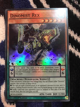 Dinomist Rex - bosh-en029 - Super Rare 1st Edition