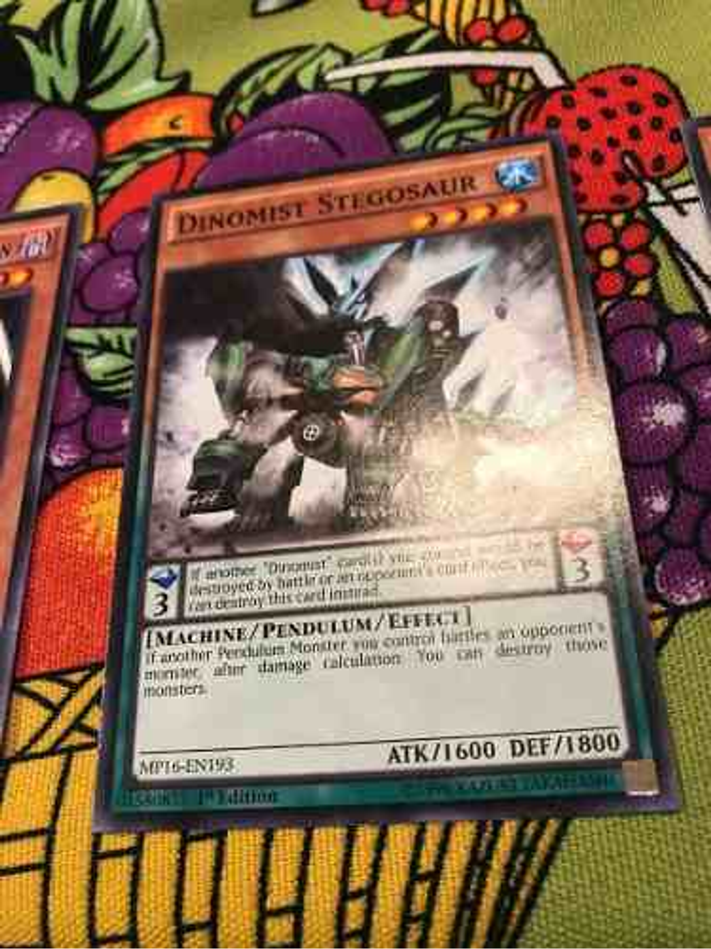 Dinomist Stegosaur - mp16-en193 - Common 1st Edition 1