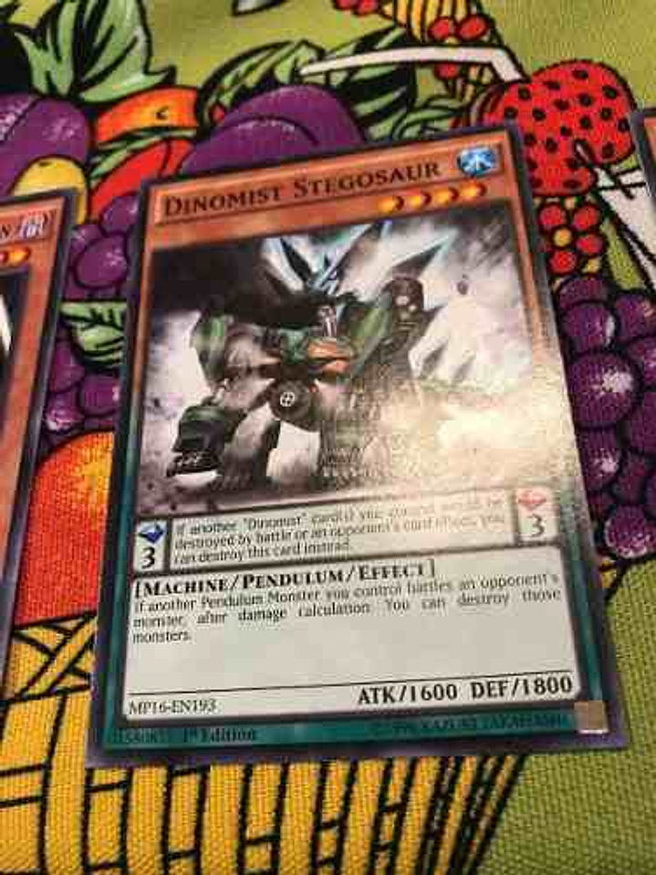 Dinomist Stegosaur - mp16-en193 - Common 1st Edition 1