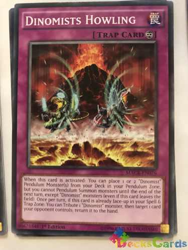 Dinomists Howling - macr-en076 - Common 1st Edition 1